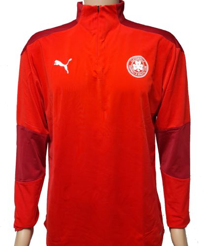Quarter Zip - Chili Red